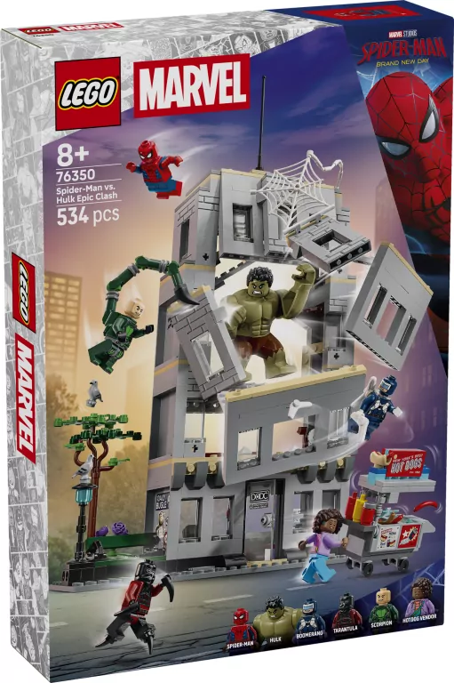 LEGO® Epickie starcie: Spider-Man kontra Hulk 76350 - tantis.pl