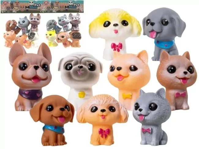 Zestaw 6 gumowych zwierzaków - tantis.pl