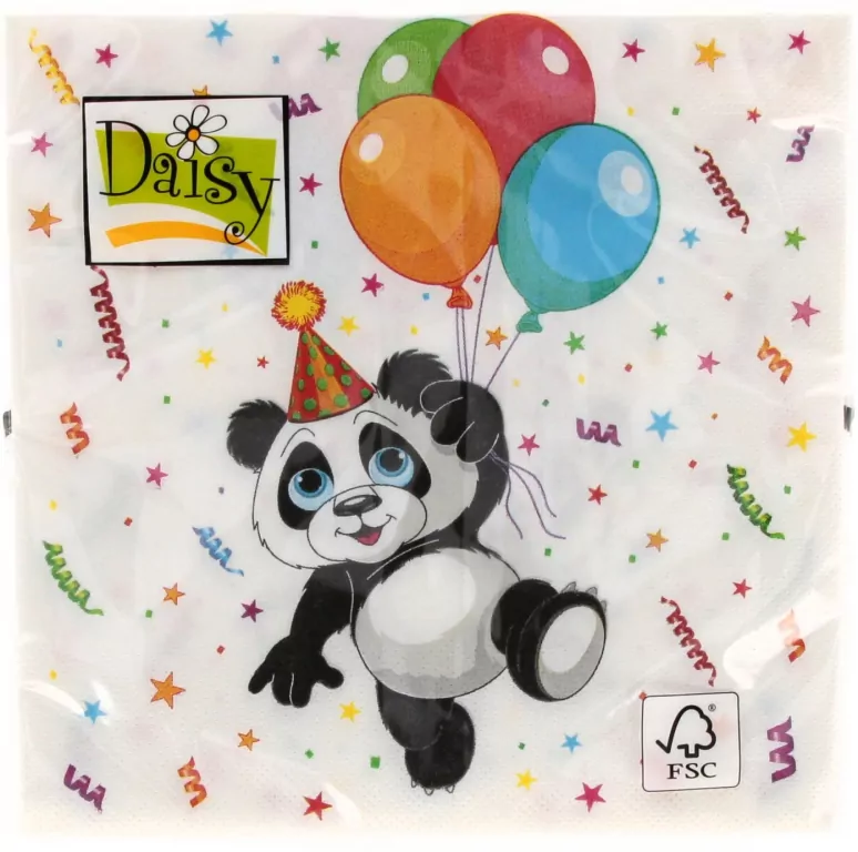 SERWETKA PAP 3W 330X330 PANDA 40601 PM OP - tantis.pl