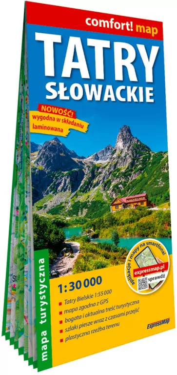 Tatry słowackie / Tatry slovenske 1:30 000 w.2026 - tantis.pl