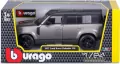 BBURAGO. Land Rover Defender 2022 silver 1:24 - tantis.pl