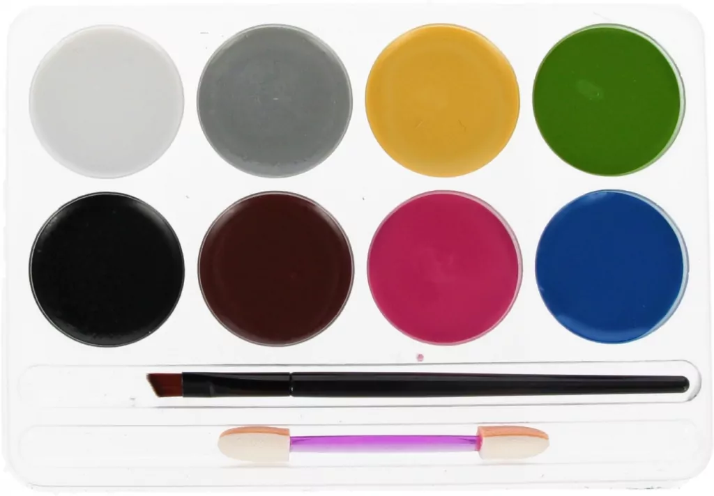 Farby do malowania twarzy Animal 8 kolorów - tantis.pl