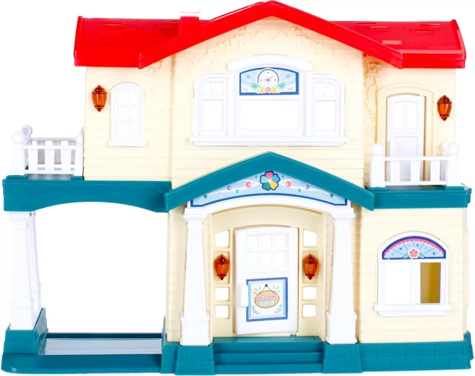 Domek dla lalek z akcesoriami. Zabawka - tantis.pl