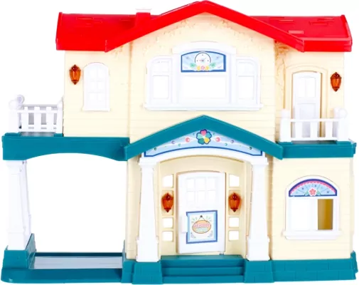 Domek dla lalek z akcesoriami. Zabawka