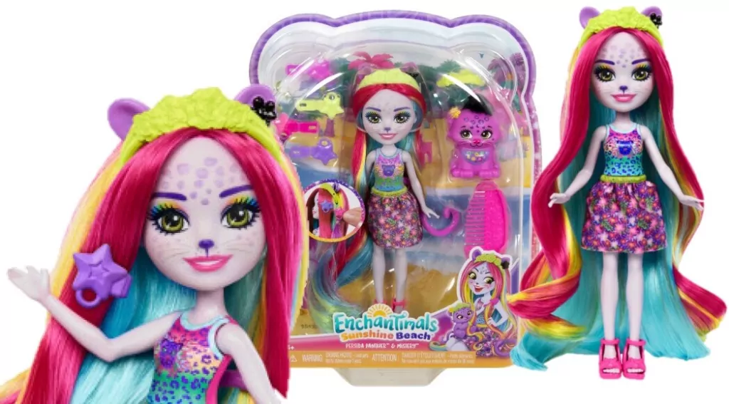 Enchantimals Słoneczna Plaża Persida Panther HNV27 - tantis.pl