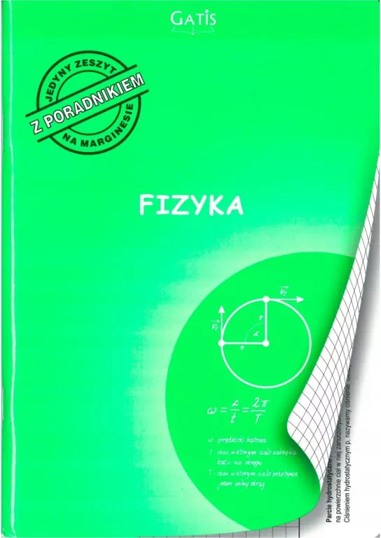 Zeszyt z poradnikiem A5/60k kratka Fizyka - tantis.pl