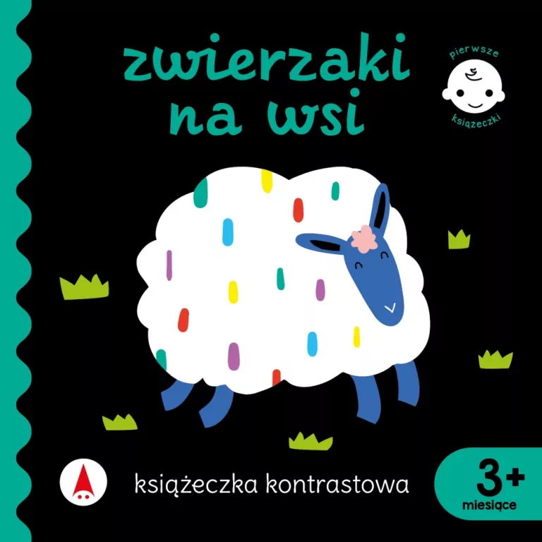 Zwierzaki na wsi. Książeczka kontrastowa - tantis.pl
