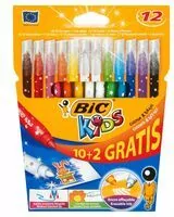 Flamastry KIDS Colour & Erase 10+2 kolory - tantis.pl