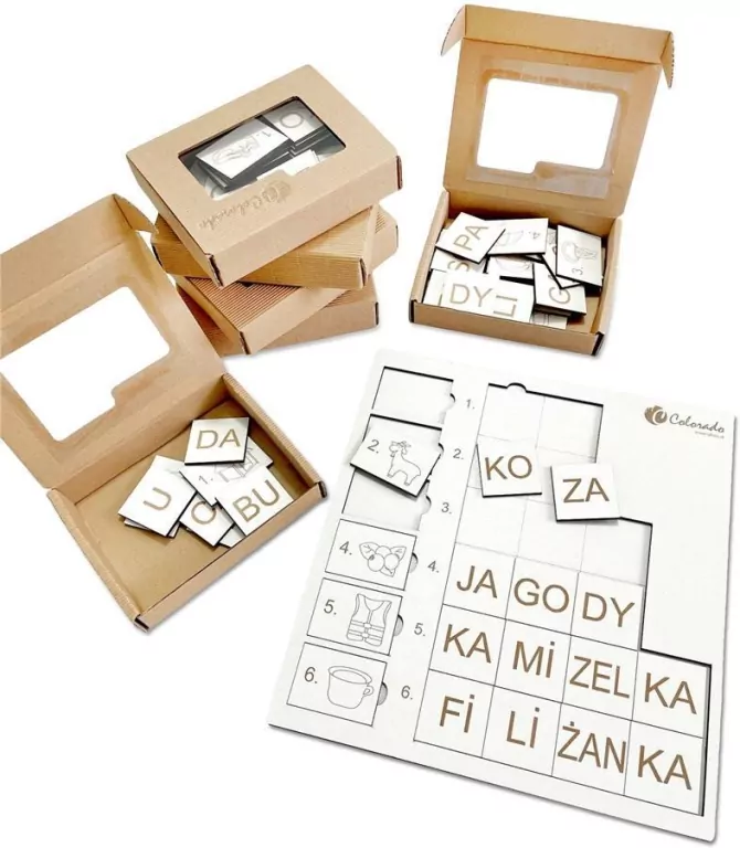 Pakiet: Krzyżówka obrazkowo-sylabowa - tantis.pl
