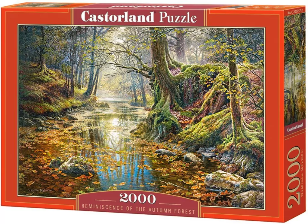Puzzle 2000 Wspomnienie z jesiennego lasu CASTORLAND - tantis.pl