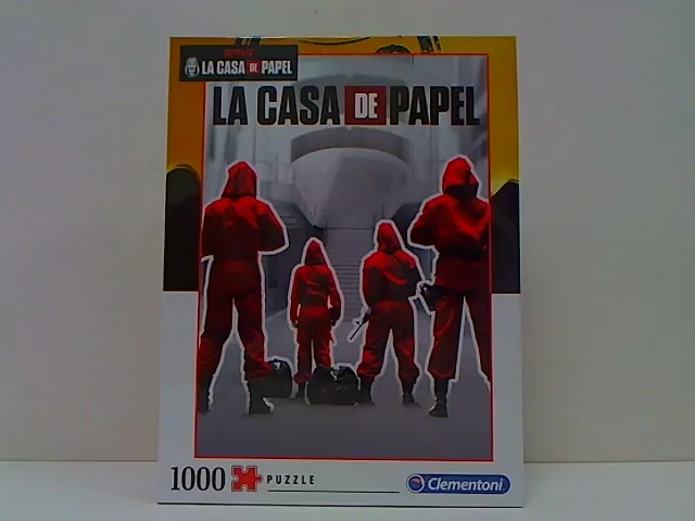 Puzzle 1000 La Casa de Papel Netflix 2 - tantis.pl