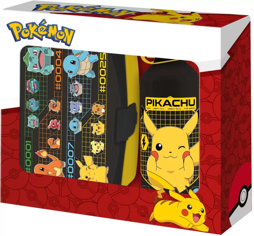 Zestaw śniadaniówka + bidon 500ml Pokemon PK00035 - tantis.pl