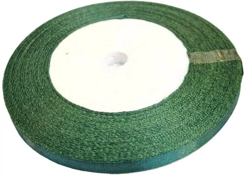 Wstążka satynowa 74 zieleń butelkowa 6mm/32m - tantis.pl