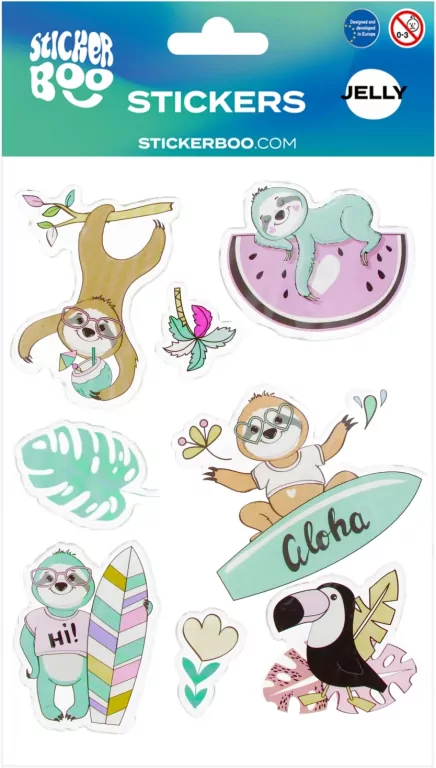 Naklejki Sticker BOO Leniwiec - tantis.pl