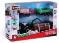 Tractor Gift Set Valtra + 3 trailers 10cm BBURAGO - tantis.pl