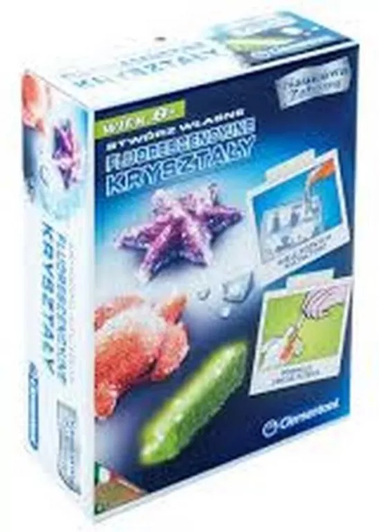 Stwórz własne fluorescencyjne kryształy. Naukowa zabawa. 60584 - tantis.pl