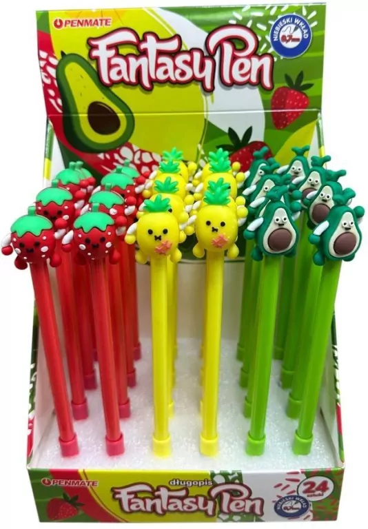 Długopis fantazyjny Fruit niebiesk  PENMATE - tantis.pl