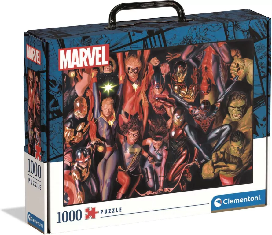 Puzzle 1000. Brief Case Marvel 2022. 39675 - tantis.pl