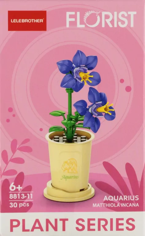 KLOCKI KONSTR KWIATY MIX 8X13X5 MC DISP 12/288 - tantis.pl