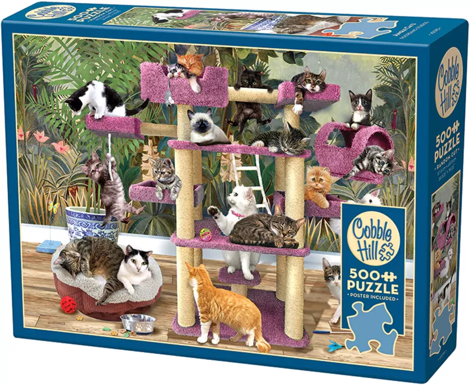 Puzzle 500 Drapak dla kota G3 - tantis.pl