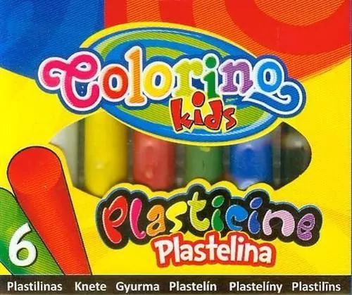Plastelina 6 kolorów Colorino Kids - tantis.pl