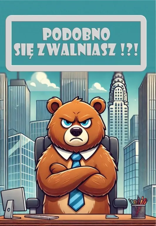 Kartka okolicznościowa Podobno się zwalniasz !?! - tantis.pl