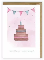 Kartka urodzinowa, eko koperta K019