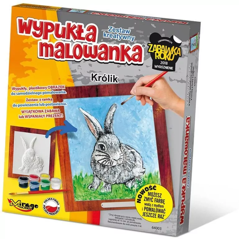 Zestaw Kreatywny do malowania. Królik - tantis.pl
