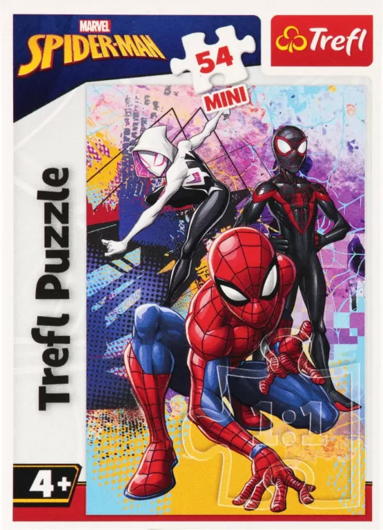 PUZZLE 54EL TREFL MINI SPIDERMAN MIX4 PUD240 - tantis.pl
