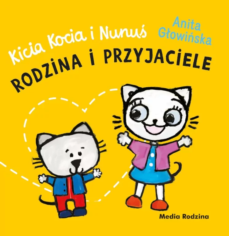 Kicia Kocia i Nunuś. Rodzina i przyjaciele. Książka harmonijka - tantis.pl