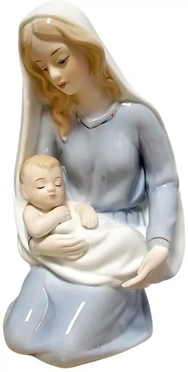 Figurka Matka Boża z dzieciątkiem 19cm - tantis.pl