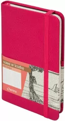 Notes A7 Kratka Secesja Różowy ANTRA