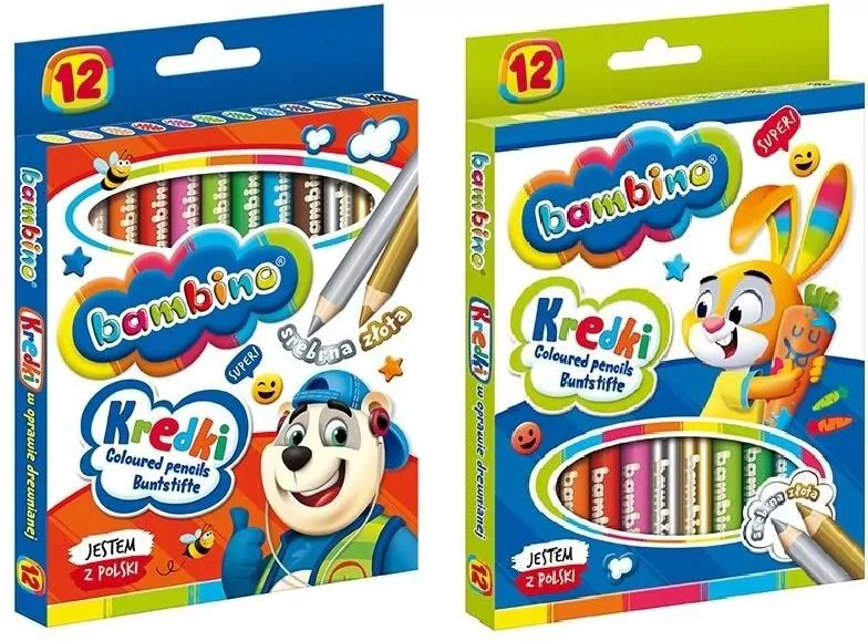Kredki bambino 12 kolorów - tantis.pl