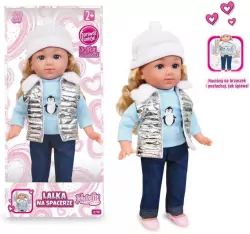 Lalka Natalia w srebrnej kamizelce 36cm