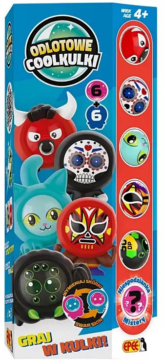 Odlotowe Coolkulki. 6 kulek + 6 ubranek. Czerwony - tantis.pl