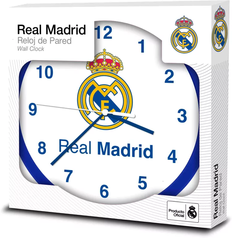 Zegar ścienny Real Madryt 25cm. RM00001 - tantis.pl