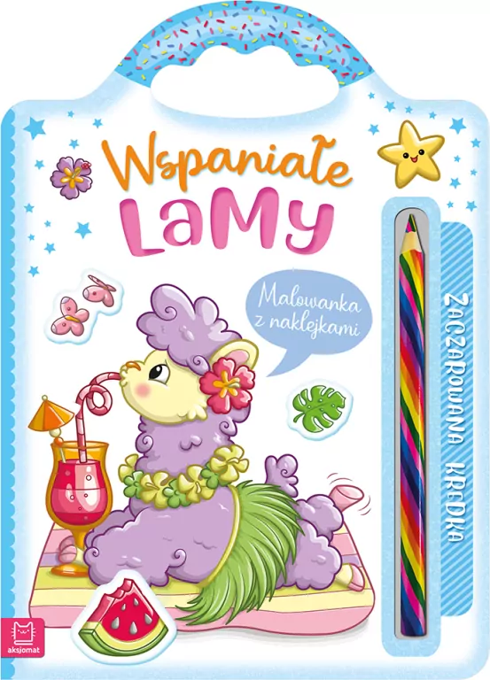 Wspaniałe lamy. Malowanka z naklejkami - tantis.pl