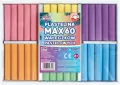 Plastelina MAX 60 wałeczków pastel - tantis.pl