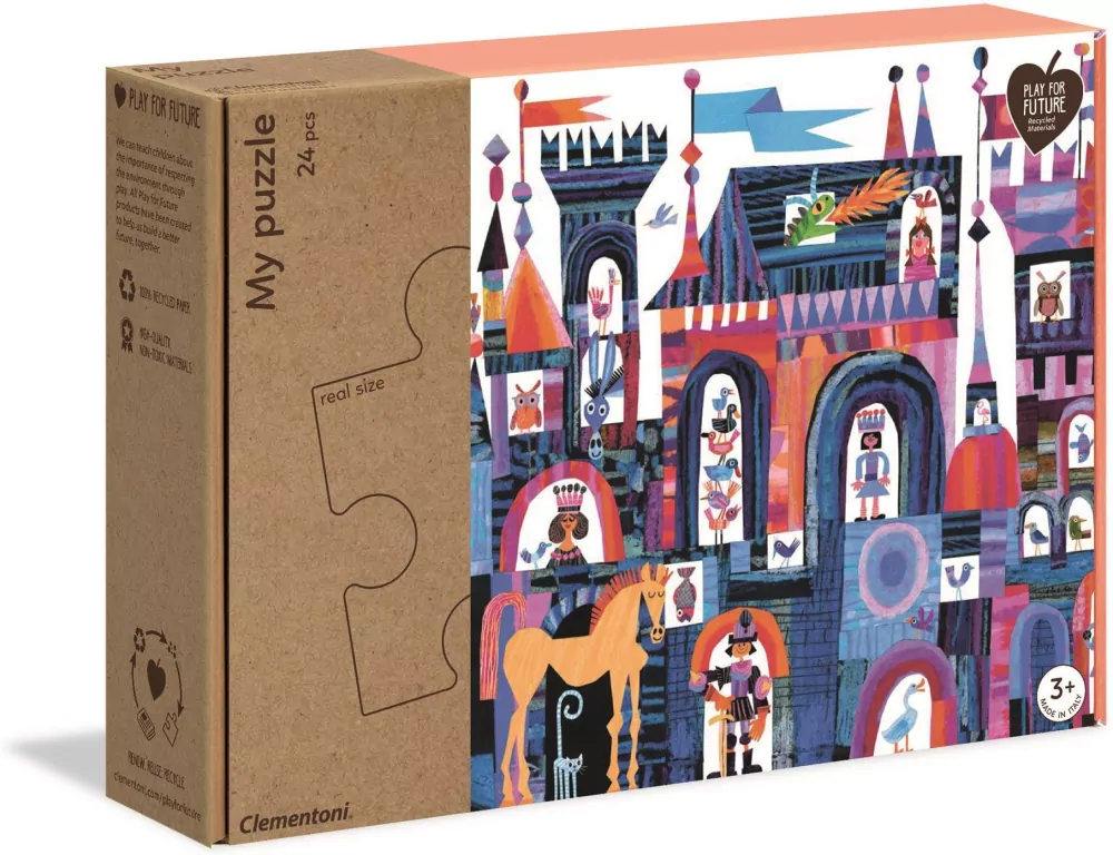 Clementoni. Moje Puzzle. Zamek - tantis.pl