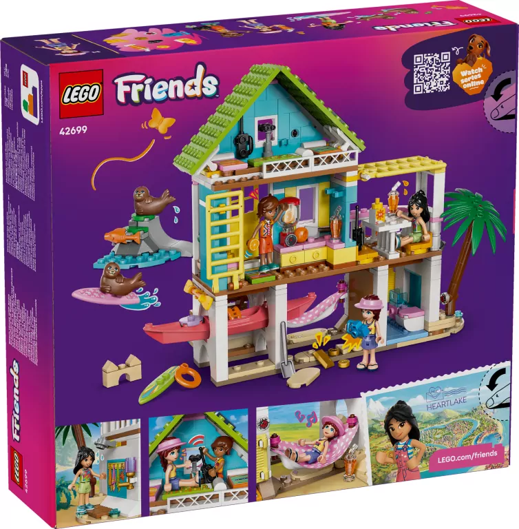 LEGO® Friends.  Domek na plaży z fokami 42699 - tantis.pl
