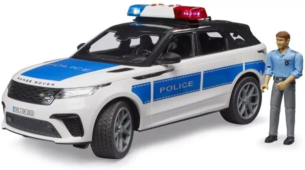 BRUDER Range Rover Velar policja+figurka 02890 - tantis.pl
