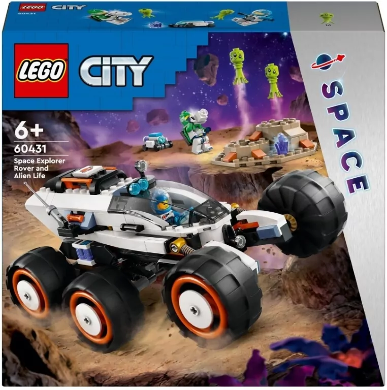 LEGO® City. Kosmiczny łazik i badanie życia w kosmosie 60431 - tantis.pl