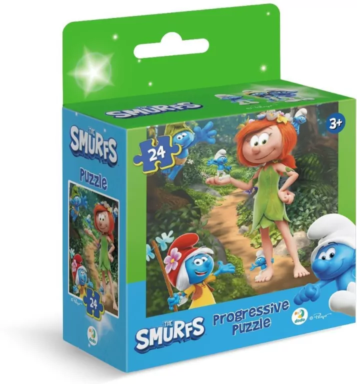 Puzzle 24 Smerfy Księżniczka w lesie - tantis.pl