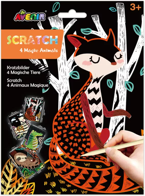 Wydrapywanki 4 magiczne zwierzęta - tantis.pl