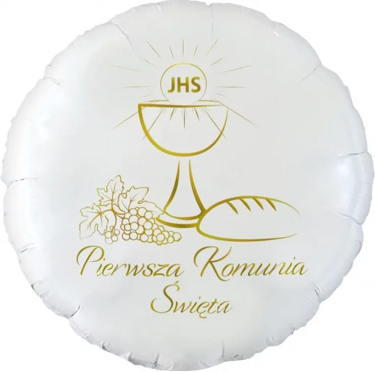 Balon foliowy. Pierwsza Komunia Święta - tantis.pl
