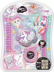 Notatnik na spirali w saszetce Jednorożec