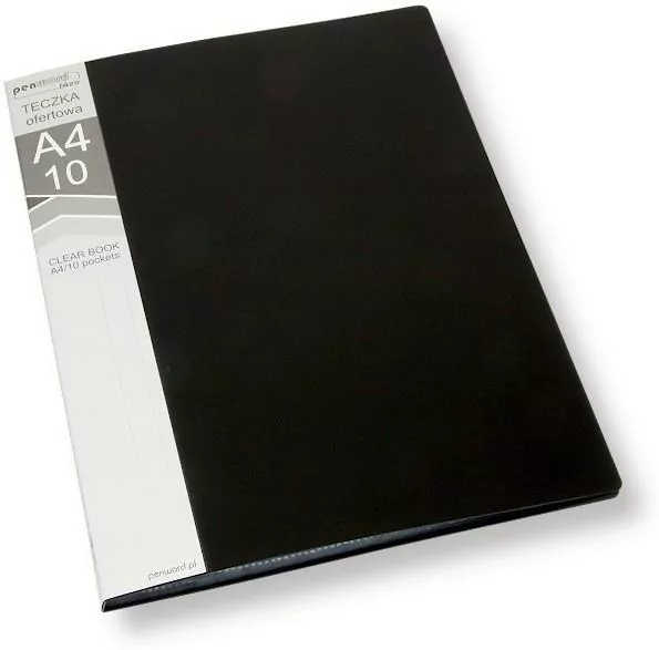 Teczka A4/10 ofertowa czarna - tantis.pl