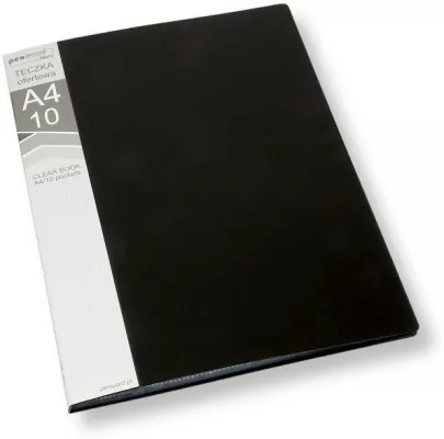 Teczka A4/10 ofertowa czarna