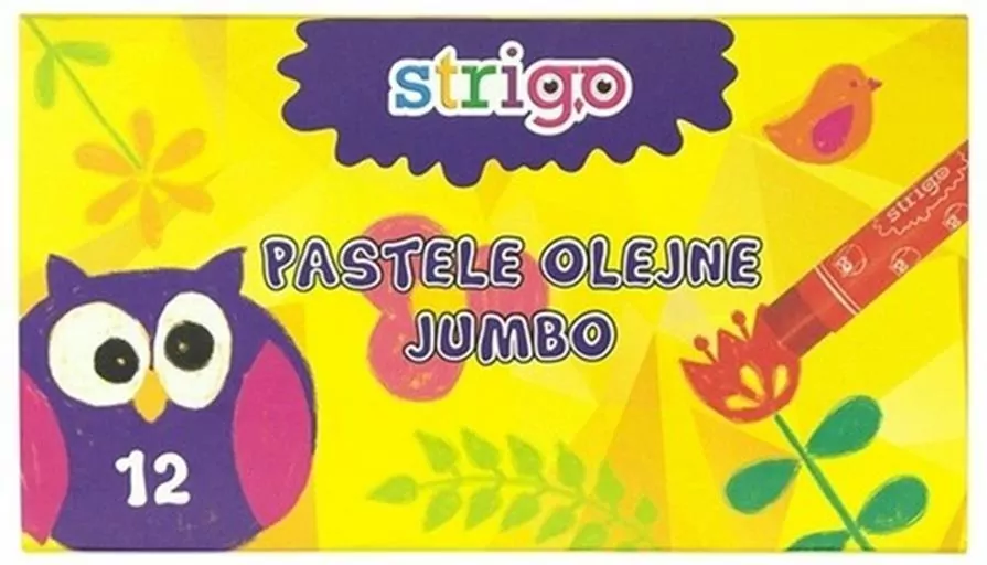 Pastele olejne Jumbo12 kolorów SSC029 - tantis.pl