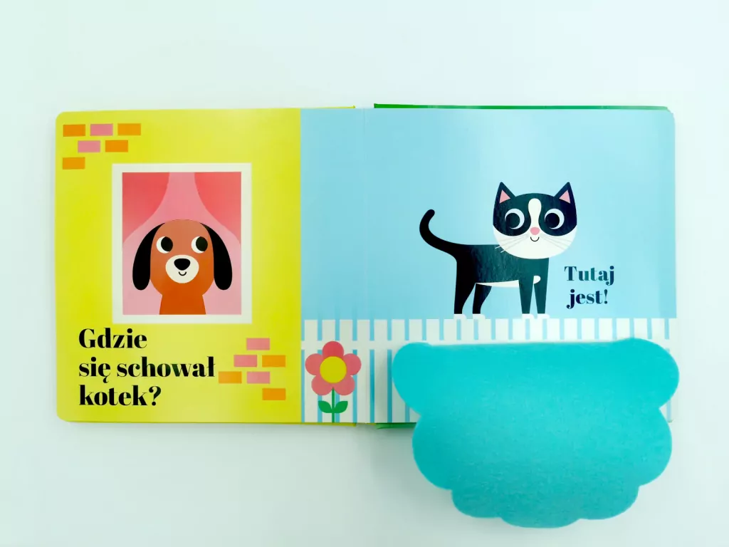 Gdzie się schował kotek? Zabawa w chowanego. Akademia Mądrego Dziecka - tantis.pl